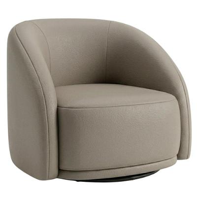 Poltrona Decorativa Joy Base Giratória Courino 87CM Milani Movelaria