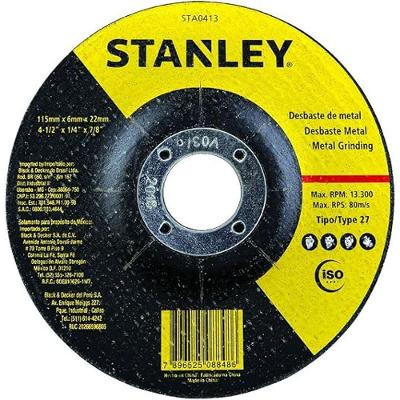Disco de Desbaste Metal STA0413 para Uso em Metais com Alta Durabilidade Stanley