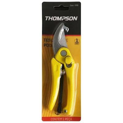 Thompson Ferramentas Tesoura para Poda Profissional 17cm Cabo Plástico Ergonomico para Arvores