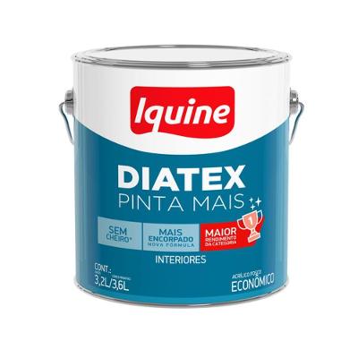Tinta Acrílica Fosca Econômica Base para Cor Diatex 3,2L Iquine
