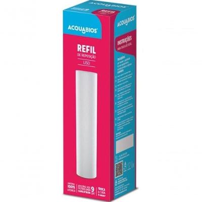 Refil para Filtro de Água Polipropileno Liso 9.3-4 Reposição Acqua 230 RH Acquabios
