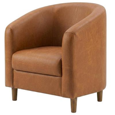 Poltrona Decorativa Aura Assento D26 Encosto Espuma D20 Revestimento Corino Multicolorido Milani