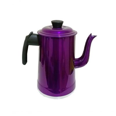 Bule 1.8 Litros Grande de Alumínio Brilhante Lilás Docesar 1,8L