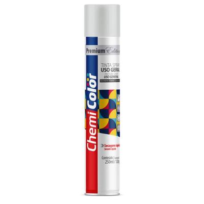 Tinta Spray Ug Chemicolor Acabamento Brilhante Branco Chemi Color 250ML