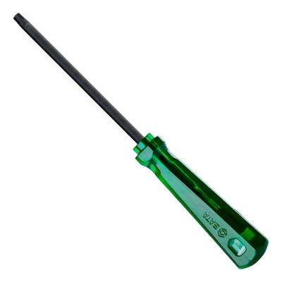 Chave Torx Reta T20x100mm ST61472 Aço Cromo Vanádio CRV Cabo Ergonômico Verde Sata
