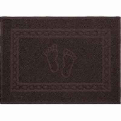 Toalha de Piso Luxo 100% Algodao 450g-m² 45x68cm Cafe Bene Casa