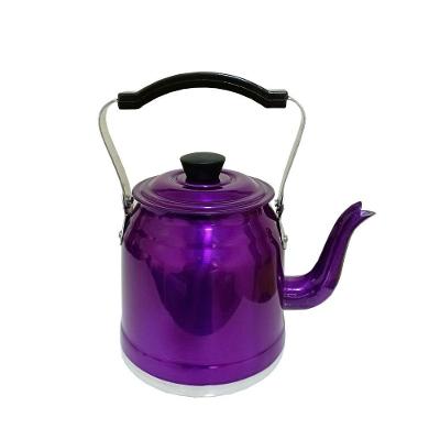 Chaleira Lilás Brilhante Alumínio Puro Cozinha 1,6L Docesar