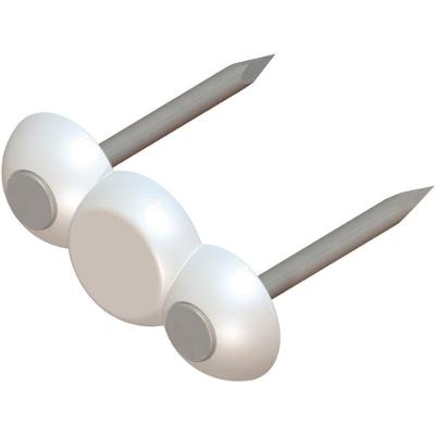 Fixa Fio Fixa Fio 0,5A 2,5mm 15 Peças Branco Miguelão Plastin