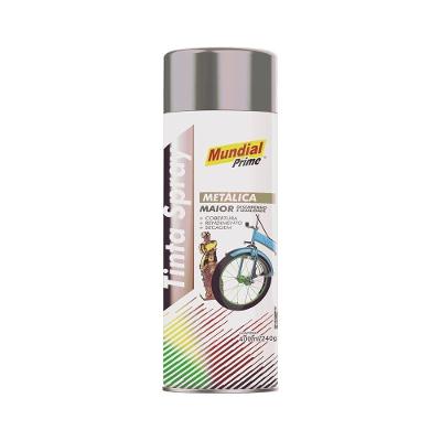 Tinta Spray Mundial Prime Aerossol Metal Alumínio 400ML
