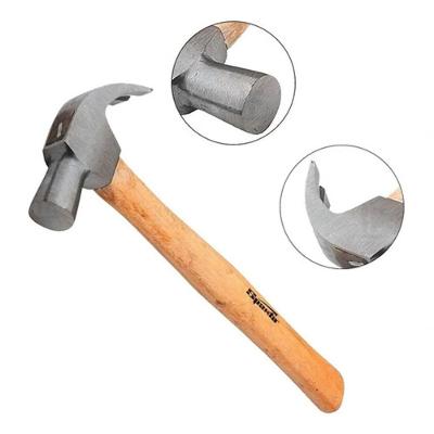 Martelo de Unha Cabo Madeira 330g 20mm Cabeça Polida Sparta Ferramentas