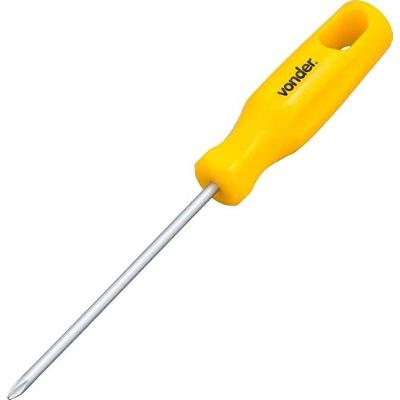 Chave Phillips 3-16x5 Imantada Crv Aco Cromo Vanadio Cabo Hexagonal Vonder