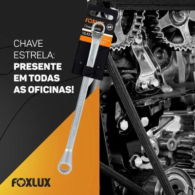 Chave Estrela 6x7mm Precisão e Durabilidade Bocas Calibradas Resistente à Ferrugem Foxlux