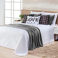 Cobre Leito Vitória Branco preto Almofadas - 1