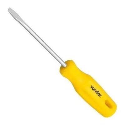 Chave de Fenda Crv 1-4 X 5 Uso Profissional e Doméstico Alta Durabilidade Vonder