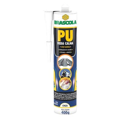 Veda Calha Veda Calha PU Plus Vedação para Alumínio Zinco e PVC Cinza Brascola