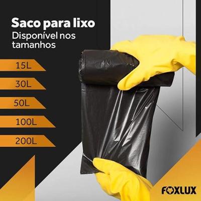 Foxlux Saco para Lixo Almofadado 30 Litros com 10 Peças