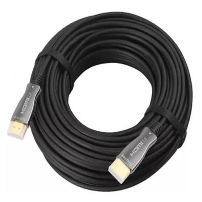 Cabo HDMI Lelong Fibra Óptica 4K 60Hz 18Gbps Preto 20M