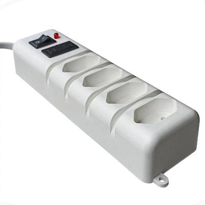 Filtro de Linha Kahel 4 Tomadas com Proteção Contra Surtos Elétricos Bivolt Branco