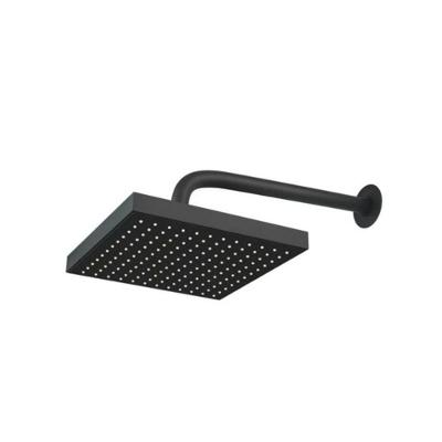 Chuveiro Frio Articulado Abs Quadrado Preto Luxo Micro Furos Civitt