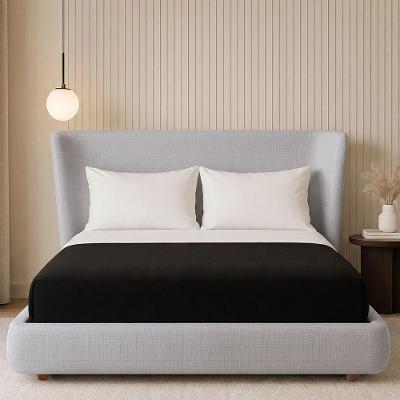 Cama Japonesa Casal Seo com Cabeceira Corea Madeira Off White Sallar Home