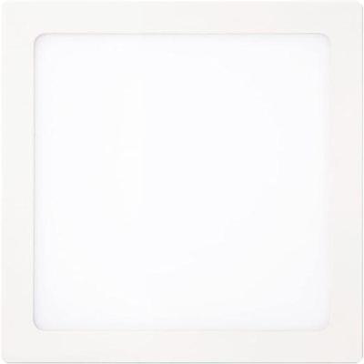 Painel LED de Sobrepor Quadrado 24W 3000K Slim Branco Kian