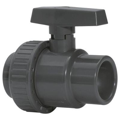 Registro Esfera PVC Soldável com União 20mm Controle Fluxo Água Uso Residencial Comercial Amanco