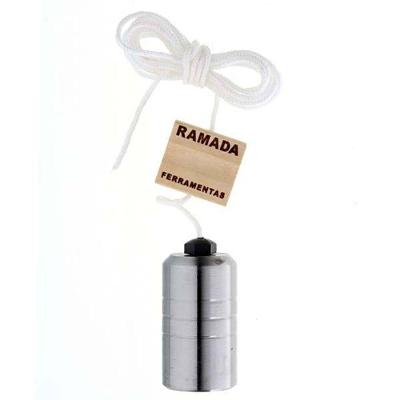 Prumo de Parede Número 4 750 Gramas Banhado com Cordão de Nylon Ramada 750G
