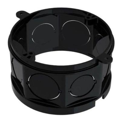 Prolongador para Caixa de Luz Octogonal 4x4'' com Espaço Interno Amplo Preto Tigre