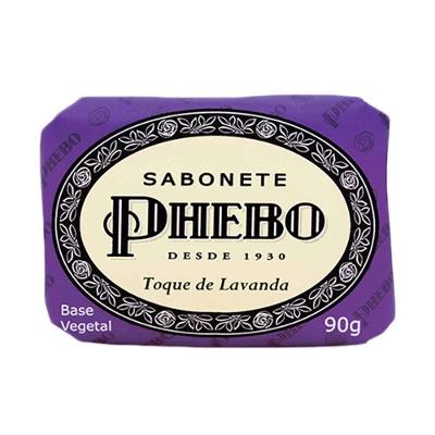 Kit Sabonete em Barra Toque de Lavanda Glicerina Vegetal Vegano 90G Phebo Granado