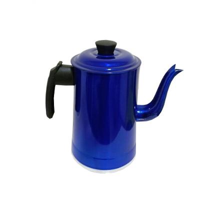 Bule Grande de Alumínio Pintura 3 Camadas Cozinha Azul Brilhante Docesar 1,8L