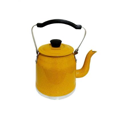 Chaleira de Alumínio Amarela Pigmentada Cozinha 1,6L Docesar