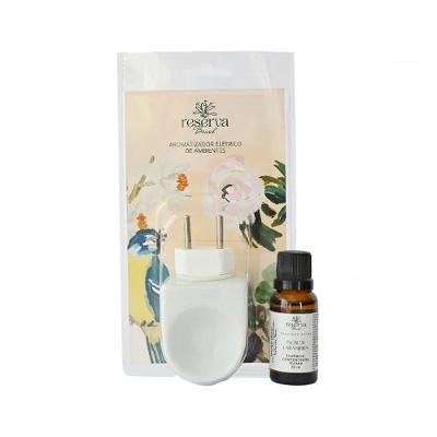 Kit Essência Concentrada e Aromatizador Elétrico Orquídea Negra e Flor de Laranjeira 20ML Reserva