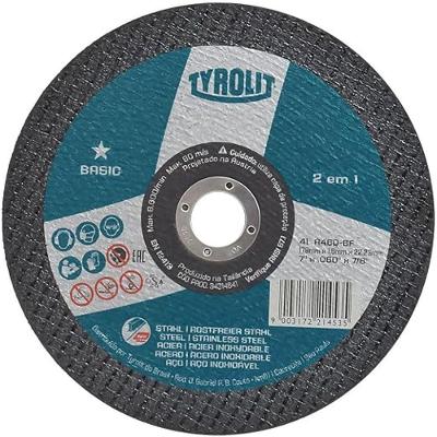 Disco de Corte Basic para Aço Inoxidável e Metais Inox Tyrolit