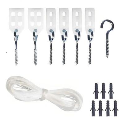 Varal de Teto Kit para Varal 13 Metros Branco Polietileno Polibel