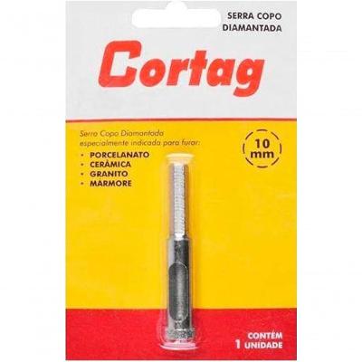 Serra Copo Diamantada 60886 Corte Preciso com Aresta de Diamante 10MM Cortag