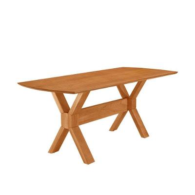 Mesa para Sala de Jantar Star Tampo Barril MDF Cinamomo Imbuia Moderna