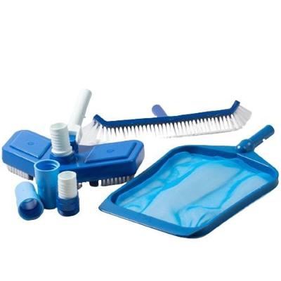 Kit de Acessórios para Limpeza de Piscina Azul Brustec Lazer