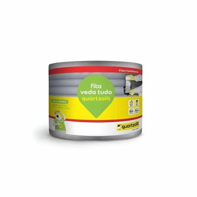 Fita Multiuso Aluminizada 15cm X 10m Vedacao Protecao Reparo Resistente Umidade Calor Quartzolit
