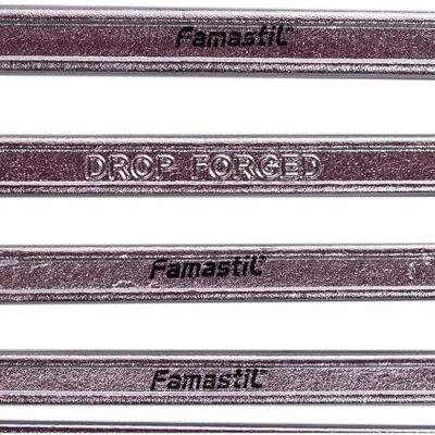 Jogo de Chave Estrela 6 a 17mm 6 Peças Aço Carbono Antiferrugem Indústria Construção Foxlux