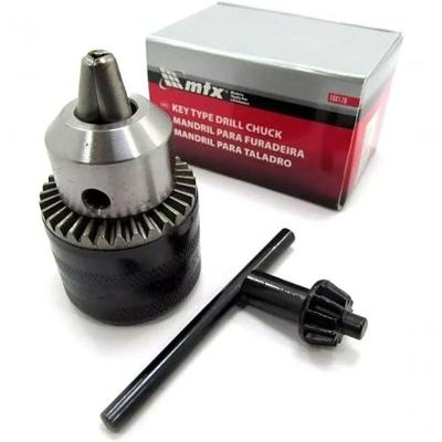 Mandril com Chave 1-2 13mm Manual para Furadeira Capacidade 13mm MTX