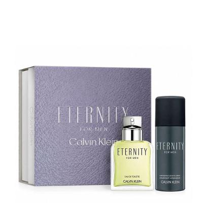 Kit Perfume Eternity For Men Masculino Eau de Toilette Aromático Fougère 100ML Calvin Klein