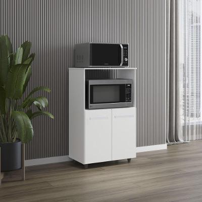 Balcão Multiuso Taís 2 Portas MDP 60CM Branco Moblis Móveis