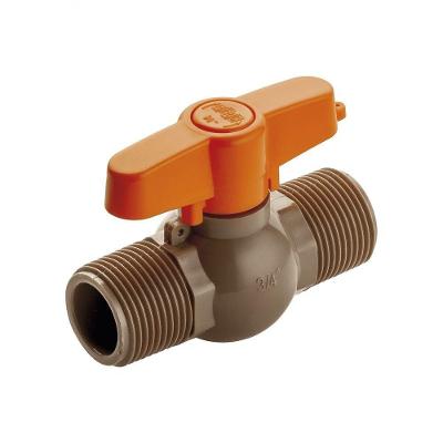 Registro de Esfera PVC Rosca Externa 3-4 1189 Controle Fluxo de Água PVC Resistente Herc