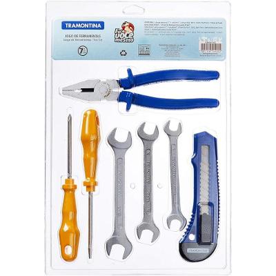 Kit Ferramentas 7 Peças Contem 1 Alicate Versatilidade Dia a Dia Tramontina
