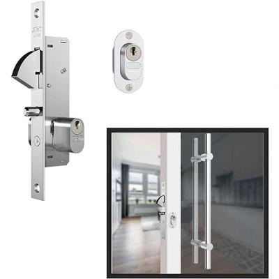 Fechadura para Porta de Correr 901 Bico de Papagaio Prata Stam Metalúrgica