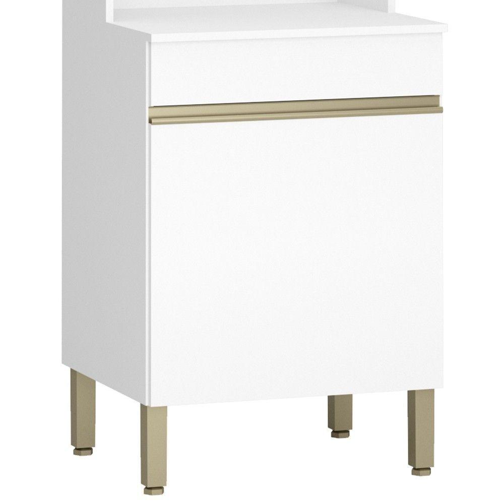 Paneleiro E Balcão Gabinete Com Pia 120cm Lina K02 Supremo - Mpozenato - 6