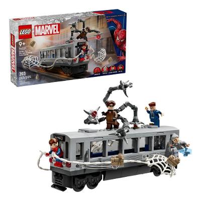 Brinquedo de Construção Lego Marvel 76321 Trem de Metrô Homem Aranha Vs Doutor Octopus Lego