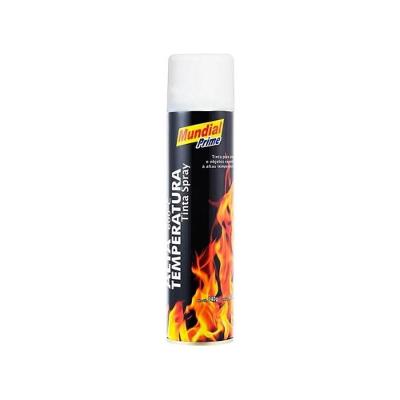 Tinta Spray AE0100148 Alta Temperatura Branco Fosco Mundial Prime 400ML