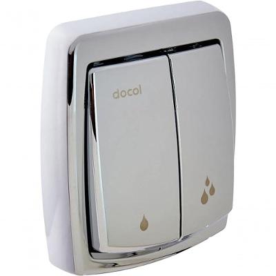 Acabamento para Válvula de Descarga Box Salvaguá Prata Docol
