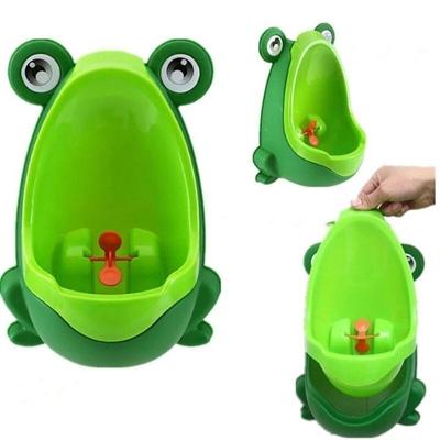Mictório Infantil de Parede Sapinho Little Boy Portátil com Ventosa Verde Kangur